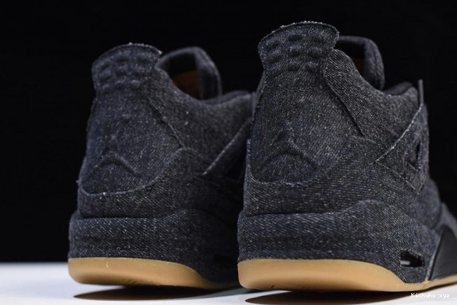 'black' AO2571-001 Air Jordan Levi's x 4 0819